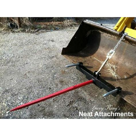 Loader Bucket Hay Bale Spear Attachment 1x49 Prong Khl