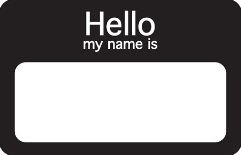 Name Tag Hello My Name Is In 2023 Name Tags Graffiti Names Name Tag Templates