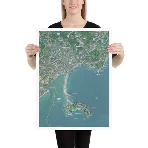 Nahant And Lynn Ma Satellite Map 2021 Massachusetts North Etsy