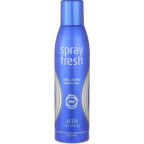 Spray Fresh Deodorant Aerosol Activ 150g Woolworths