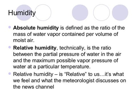 Module 2 air and humidity intro