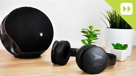 Motorola Sphere 2 In 1 Stereo Bluetooth Speaker And Headphone Set