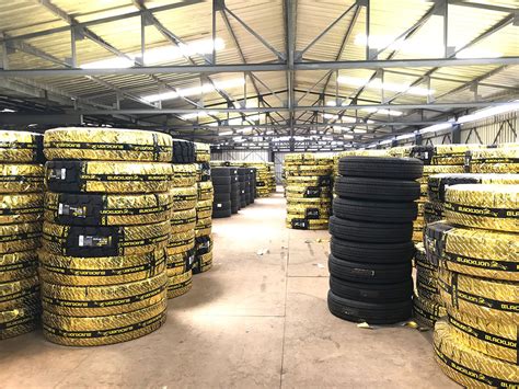 Gabon Blacklion Tbr Tyre Distributor Warehouse Full Of Blacklion Truck