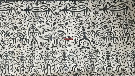 1089 Sold Antique Sacred Cloth Maa Mawa Batik Textile Toraja Sold