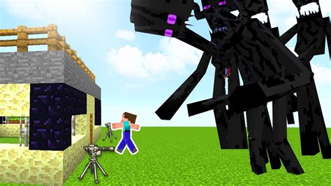 Apocalipsis De Enderman Titan En Minecraft Reto De La Base Vs