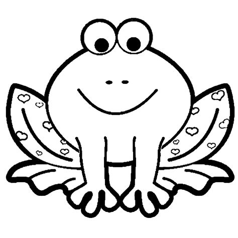 Frog Printable Coloring Pages
