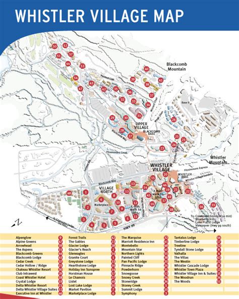 Maps Of Whistler Ski Resort In Canada Sno
