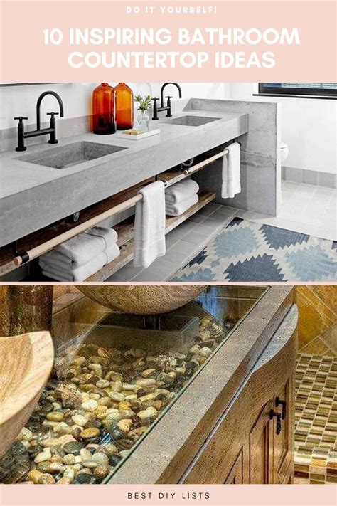 Final thought on bathroom countertop refinishing. Bathroom Countertop Ideas | Bathroom countertops, Diy ...
