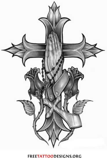 Another variation of the symbol of the cross in popular tattoo art involves depicting the image of a wooden cross. Gothic Cross Tattoo Drawing » Tattoo Ideas