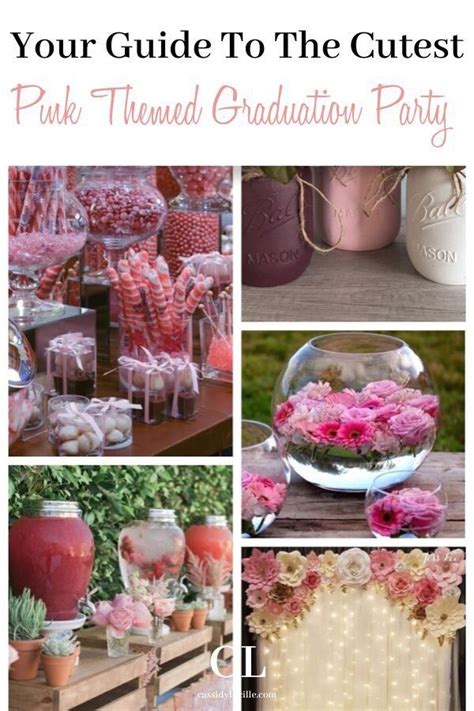 20 Adorable Pink Graduation Party Ideas Everything Y High School