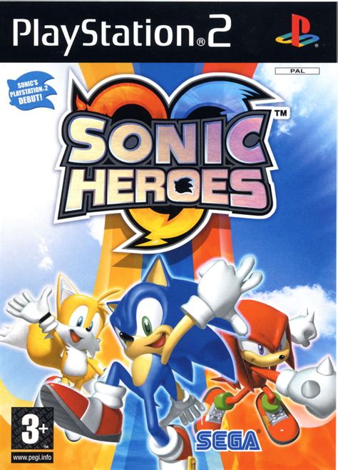Sonic Heroes 2003 Playstation 2 Box Cover Art Mobygames
