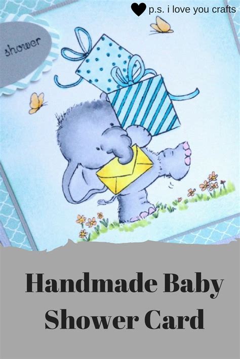 How to play gift baby shower bingo: Handmade Baby Shower Card - The Inspiration Vault