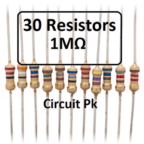 1m Ohm Resistor 14w In Pakistan 15 Piece 1 Mega Ohm Resistance