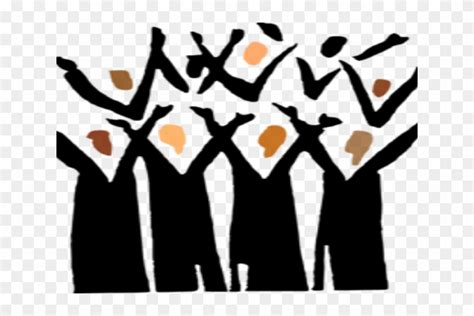 Black Choir Cliparts Lift Every Voice And Sing Free Transparent Png
