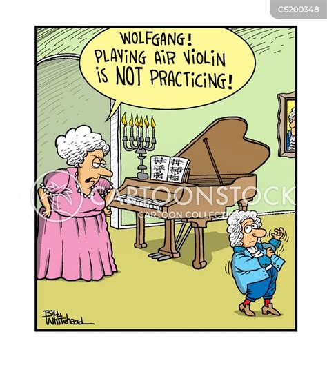 Mozart Cartoons And Comics Funny Pictures From Cartoonstock