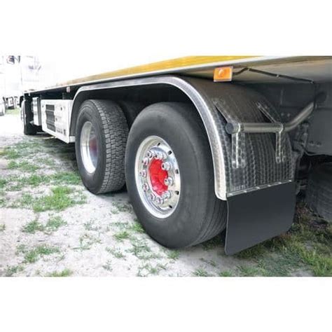 truck van 40x30cm lorry truck rubber mudflaps mud flap pair with fittings small