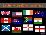 POWERPOINT PRESENTATION on the FLAGS of English-speaking countries