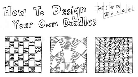 See more ideas about zentangle, zentangle patterns, tangle patterns. How to Doodle Your Own Zentangle Patterns (Part 3: Using Grids) - Step by Step Drawing Tutorial ...