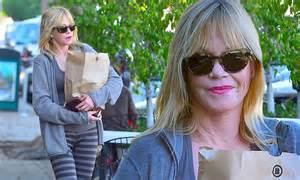 Melanie Griffith Cuts A Lonely Figure As She Picks Up