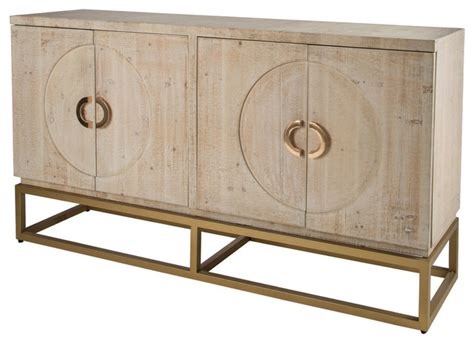 Shop buffet and sideboards at horchow. Toretto Sideboard With Gold Legs - Transitional - Buffets ...