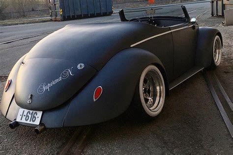 This Volkswagen Beetle Wrapped In Matte Black Is Worthy Of Being Batman