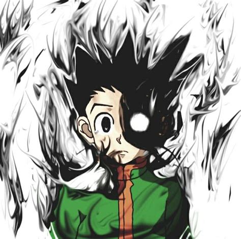 An Anime Character With Black Hair And Green Shirt Standing In Front