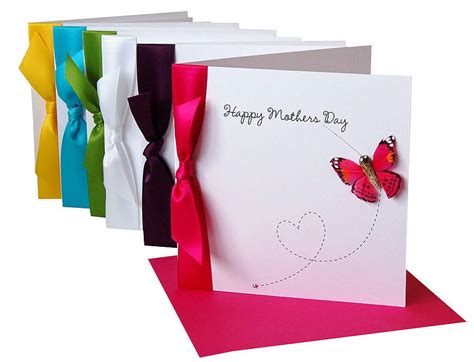 Personalised Butterfly Mothers Day Card Mothers Day Cards Cards