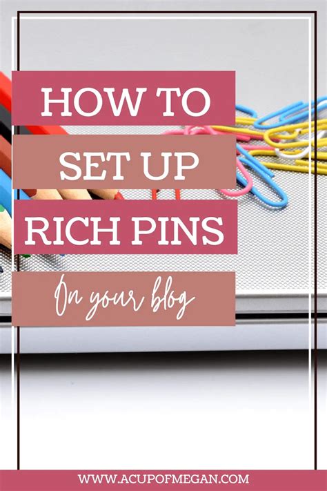 How To Set Up Rich Pins On Your Wordpress Blog 4 Easy Steps A Cup