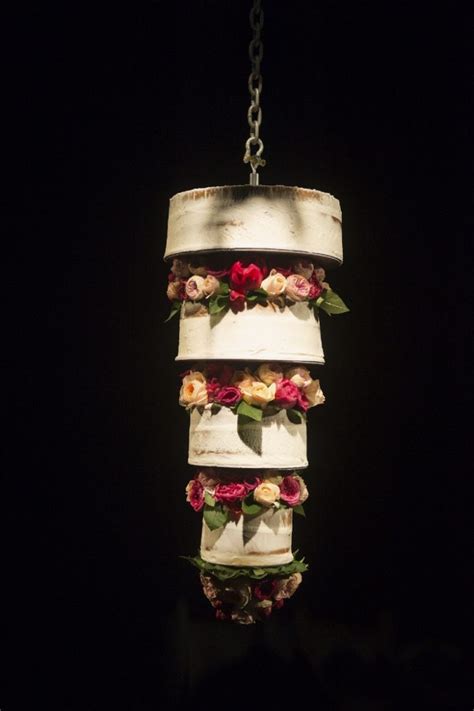 7 Upside Down Wedding Cakes Hanging Chandelier Cake