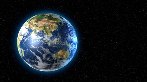 3d Animation Of Earth And Moon Rotating In Space 720p