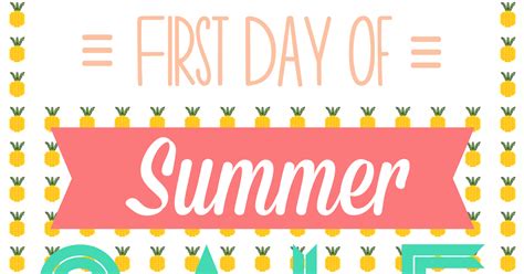 First Day Of Summer Clipart Free Download On Clipartmag