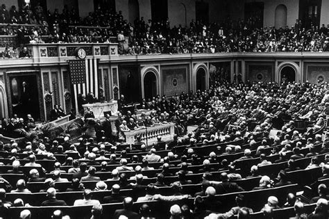 On This Date In 1941 Fdr Delivers Infamy Speech To Congress