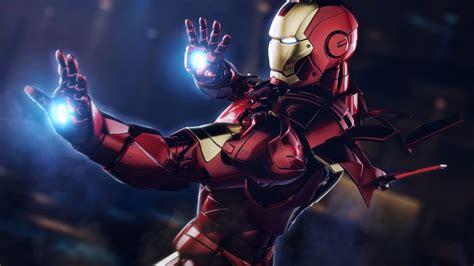 Wallpaper Iron Man Marvel Superhero 4k Creative