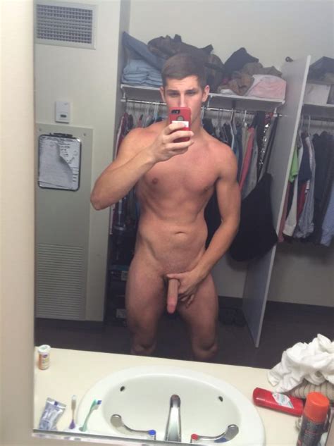 Naked Guy In Mirror