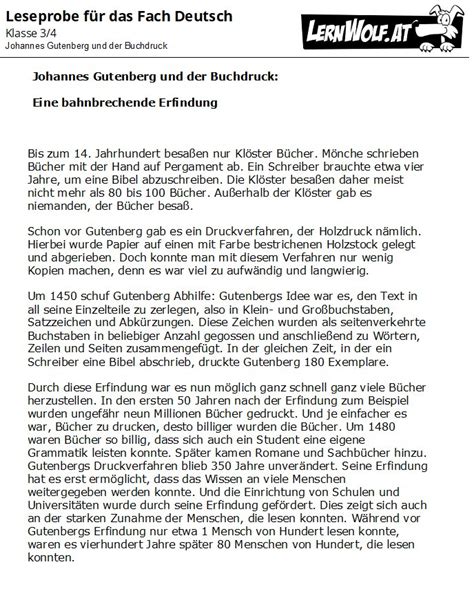 Lesetexte klasse 4 pdf : Übungen Deutsch Klasse 3 & 4 kostenlos zum Download ...