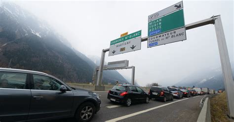 Haute Savoie Tunnel Du Mont Blanc Retour à La Normale