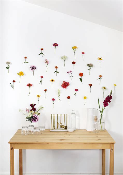 Diy Floral Wall Backdrop The Merrythought Bloglovin