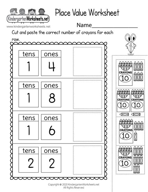 Making Numbers With Tens And Ones Worksheet