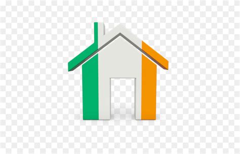 Домашний Значок Иллюстрации Флага Ирландии Флаг Ирландии Png