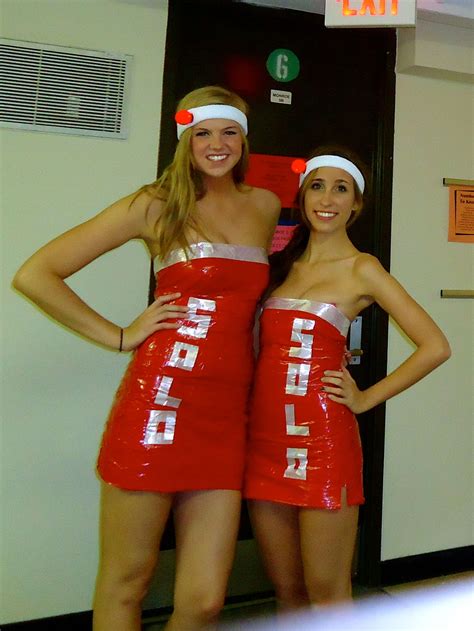 diy halloween duct tape dress bp girls just wrap your self in saran plastic wrap then cover