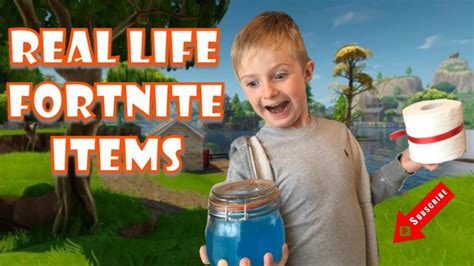 Real Life Fortnite Items Part 1 Youtube