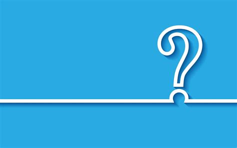 Question Mark On Blue Background Paper Art Style 1895642 Vector Art