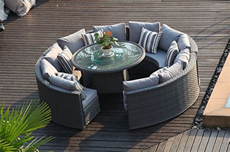 3,588 garden round table products are offered for sale by suppliers on alibaba.com, of which outdoor tables accounts for 19%, metal tables accounts for 8%, and coffee tables accounts for 5%. YAKOE Monaco 10 Seater Round Rattan Outdoor Patio Garden ...