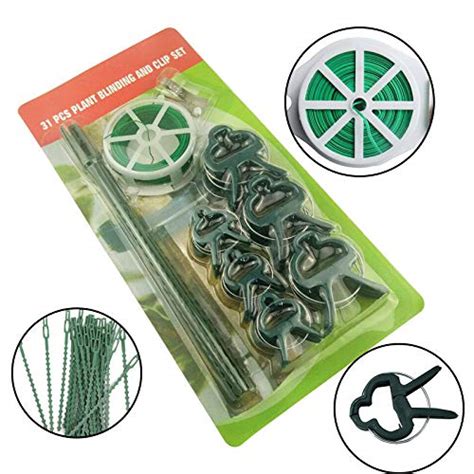 Plant Support Clipsflower And Vine Clipsgarden Plant Ties With Cutter