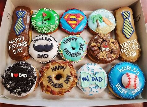 Happy Father S Day Sugarbox Donuts Decorado Dia Del Padre Pastel Dia Del Padre Decoración
