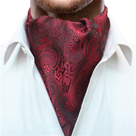 Jemygins Original Multicolor Woven Ascot High Quality Cravat Men Neck