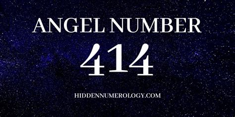 Numerology 414 Angel Number 414 Meaning