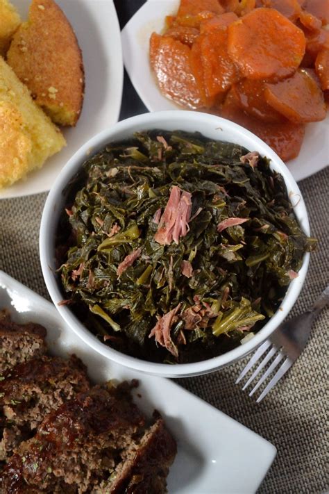 Putting pork in collard greens). Southern Collard Greens | Recipe | Best collard greens ...