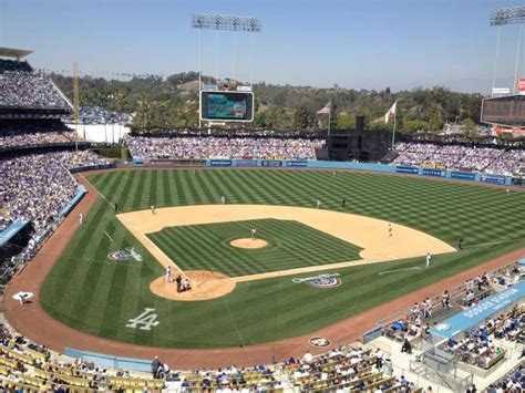 Dodger Stadium Section 4rs Home Of Los Angeles Dodgers