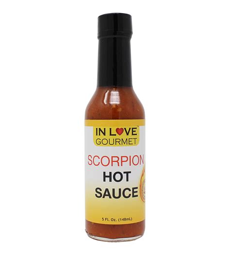 Scorpion Hot Sauce 5 Fl Oz Butch T Scorpion Pepper Sauce Gourmet Hot Sauce In Love Gourmet®